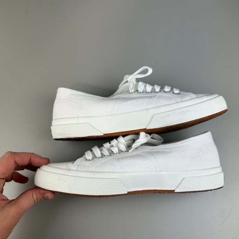 Superga 2750 Cotu Classic Sneaker in White - Picture 6 of 8